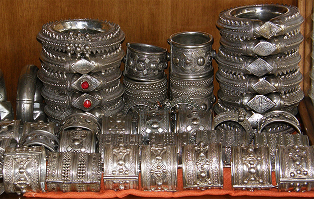 Bedouin silver BraceletS-AnkletS